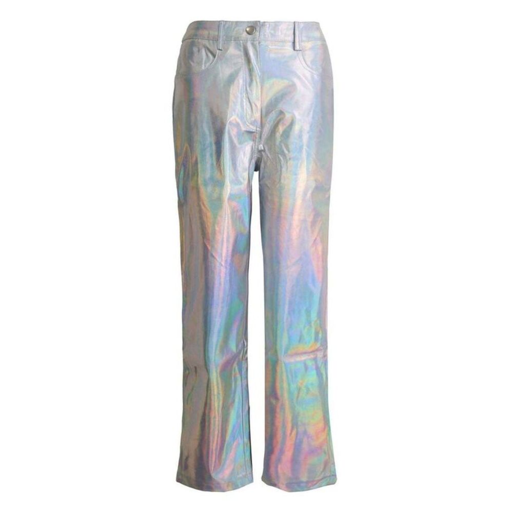 AmyLynn Womens/Ladies Lupe Metallic Straight Pants / Metallic